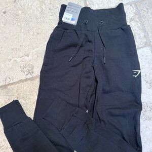 Gymshark High Waisted Black Joggers
